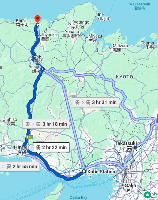 Kobe to Kinosaki Onsen